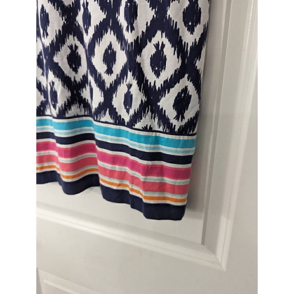 Lilly Pulitzer‎ Beacon Little Fish Dress women's size XS navy blue pima cotton - Picture 5 of 8